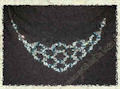 collana con cristalli bicono