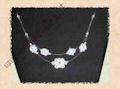 collana con cristalli bicono