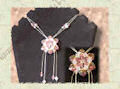 collana con cuori e bicono swarovski 