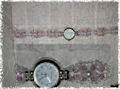 orologio in cristalli bicono e perle
